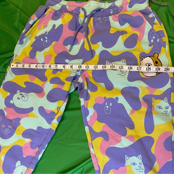 Teddy Fresh x Ripndip collar 2.0 Camo sweatpants size S joggers - Picture 10 of 10